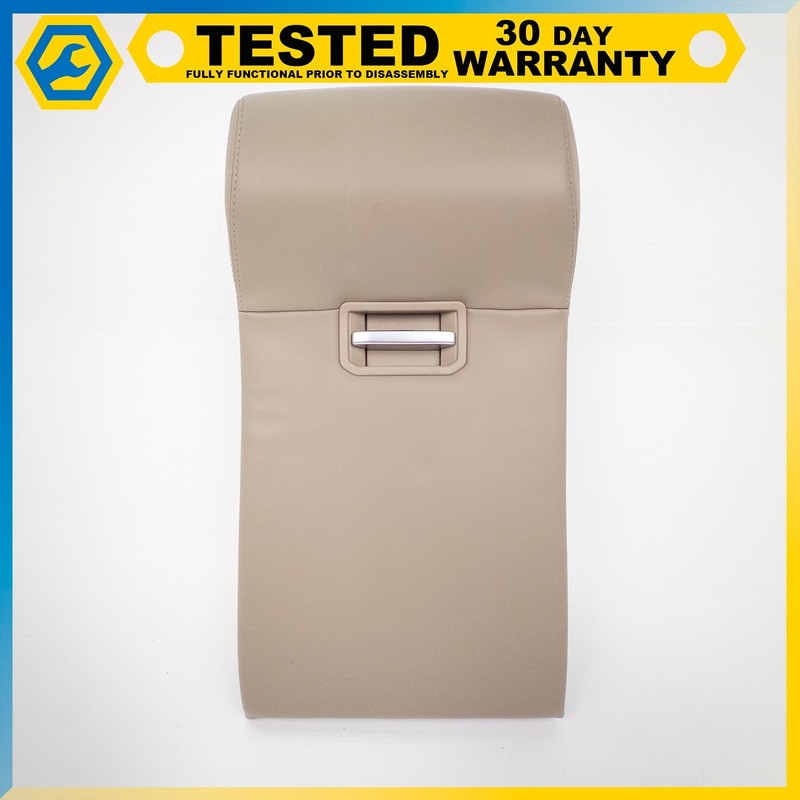 13-17 RANGE ROVER L405 L494 REAR SEAT CENTER ARMREST CUP HOLDER BEIGE OEM