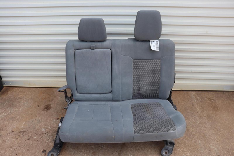 2011-2016 FORD F250 SD REAR SECOND ROW LEFT DRIVER SIDE SEAT CLOTH OEM