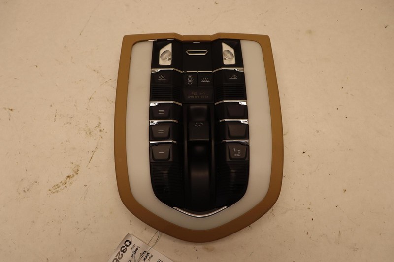 2010-2016 PORSCHE PANAMERA FRONT OVERHEAD CONSOLE DOME LIGHT SUNROOF SWITCH OEM