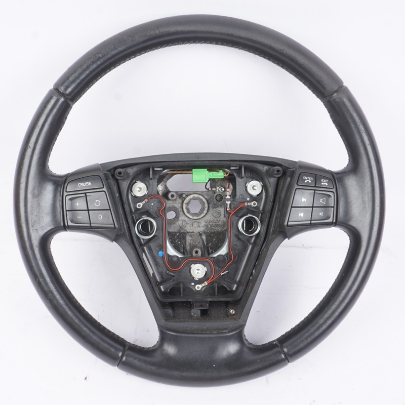 2011 - 2013 VOLVO C70 STEERING WHEEL W/ CONTROLS BLACK LEATHER