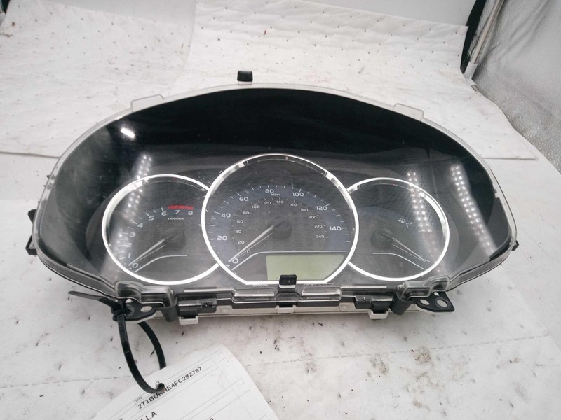 2015 Toyota Corolla Speedometer Gauge OEM Grey 1.8L 106K Miles NJ25-26472-683864