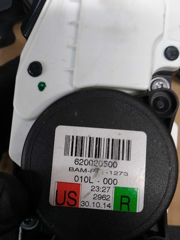 2015 MERCEDES E-CLASS OEM WHITE Seat Belt 2078605885 91K Miles 2DR