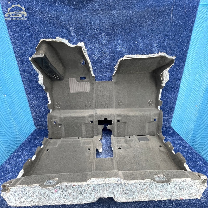 2014-2017 BMW i3 Front Interior Floor Carpet Section Gray OEM 7272373