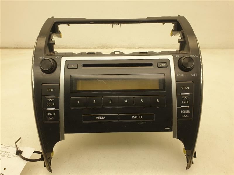 12-13 TOYOTA CAMRY RADIO/STEREO AUDIO RECEIVER UNIT ASSEMBLY