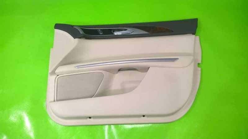13-16 MKZ PASSENGER RIGHT FRONT INTERIOR DOOR PANEL DUNE/WALNUT OEM 4003-129