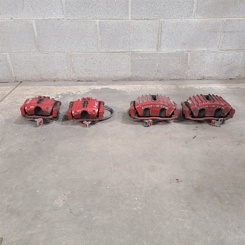 97-04 Corvette C5 Front Rear Brake Caliper Set Pbr Calipers Aa7437