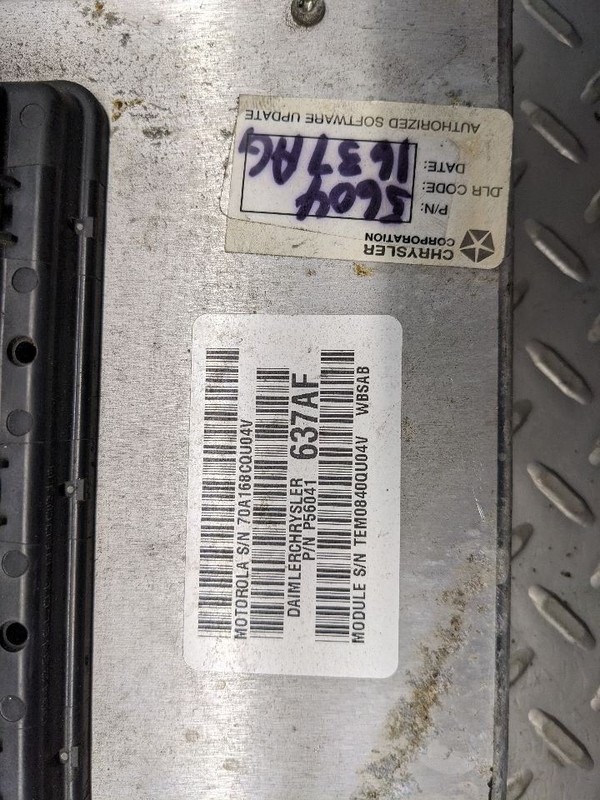 Engine ECM Electronic Control Module 4.0L Fits 00 GRAND CHEROKEE 1159934