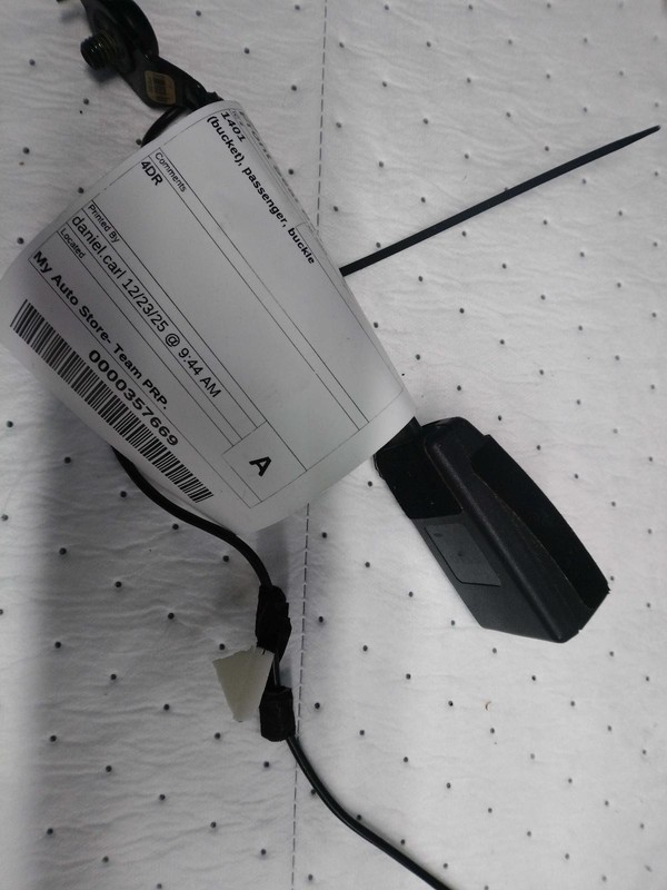 2012 Ford Focus OEM Used Seat Belt White 4DR 131k Miles CP9Z5461202BA