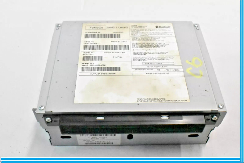 09-24 Jaguar X152 F-Type XJ Audio Radio Receiver Head Unit AM FM CD Player OEM