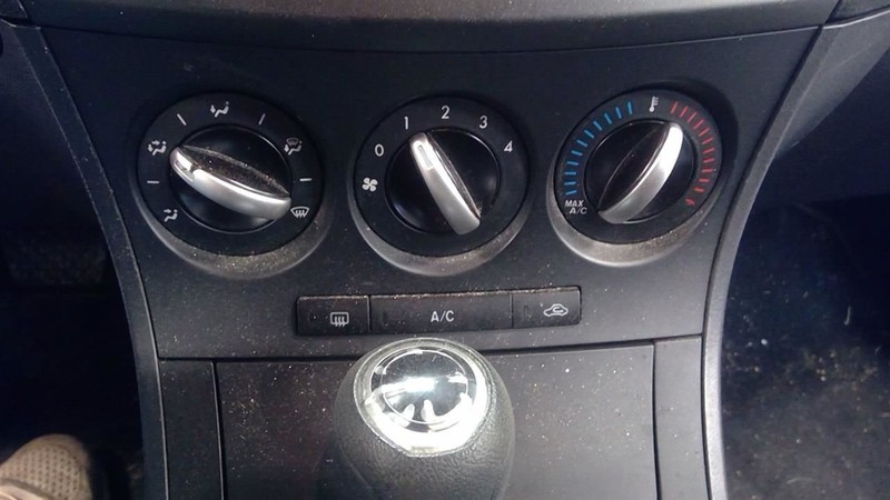 Temperature Control With AC Manual Control VIN 7 Fits 12-13 MAZDA 3 3464359
