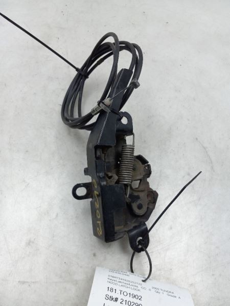 02 TOYOTA TUNDRA HOOD LATCH LOCK