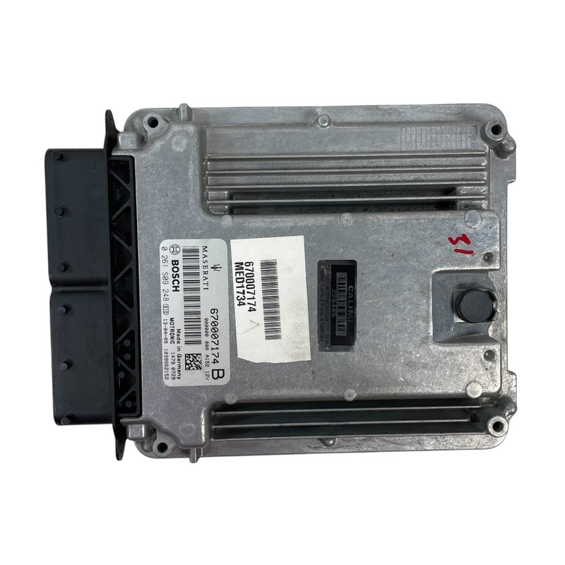 Maserati Ghibli M157 14-20 Engine control module unit ECM ECU 77K OEM 670007174B