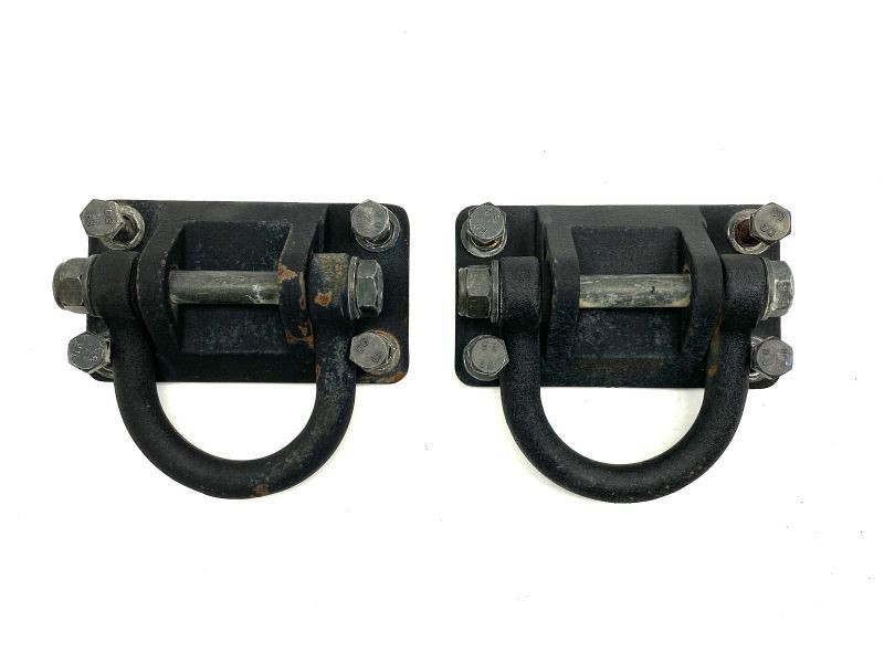 Poison Spider Customs Rear Tow Hook Set of 2 Fits 2007-2018 Jeep Wrangler 81355