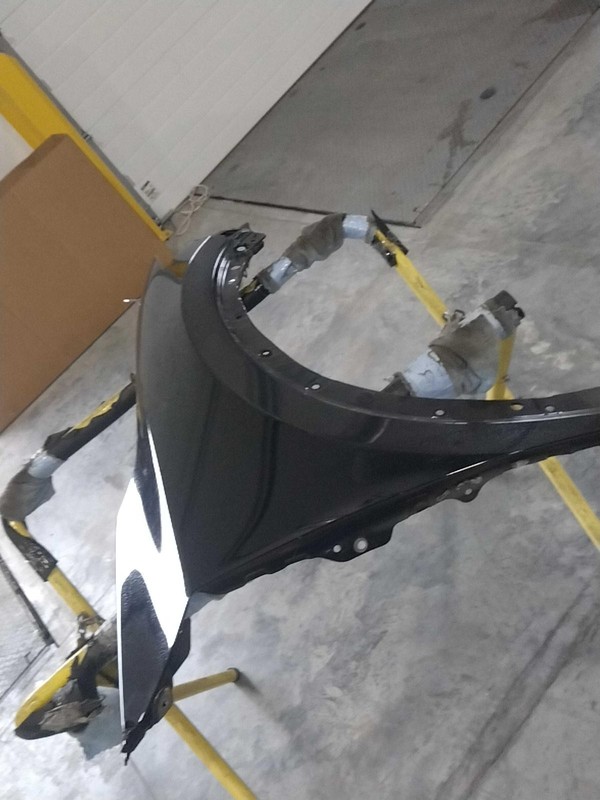 2018 Mazda CX-5 Right Fender Black Used Slight Bend OEM Part NJ25-20864