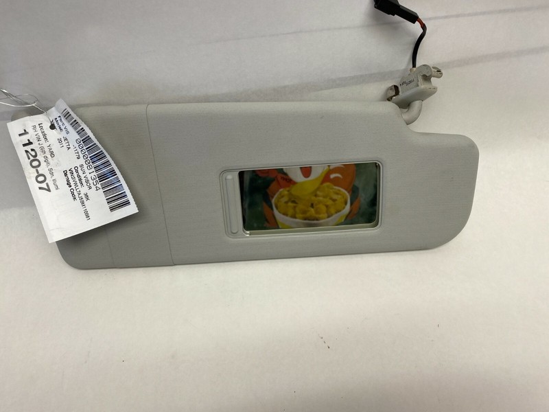 2011-2018 VW JETTA SEDAN Passenger Right Sun Visor With Illumination