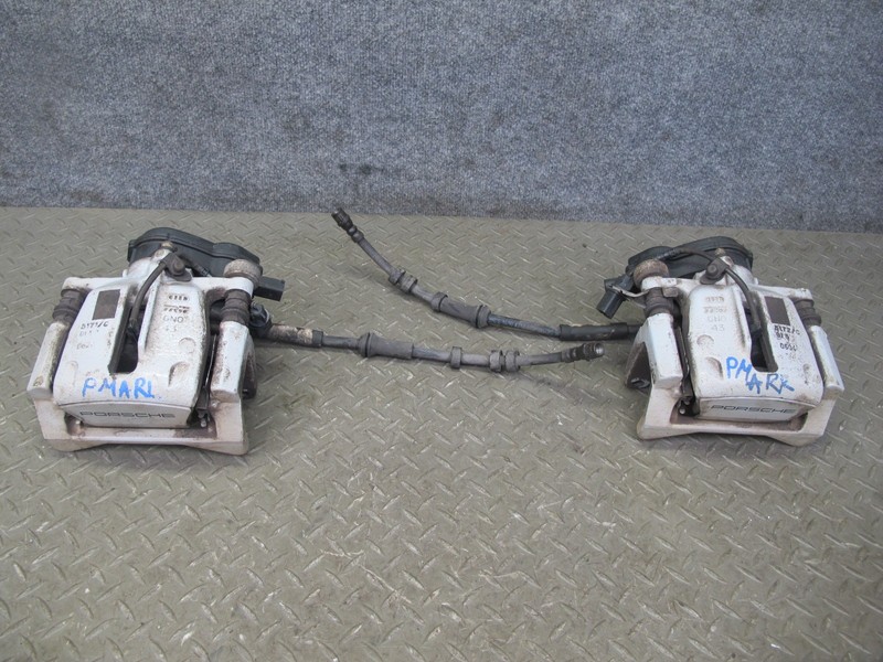 2015-2018 PORSCHE MACAN S REAR LEFT & RIGHT BRAKE CALIPER SET OF 2
