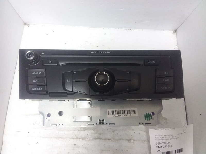 Radio Receiver VIN Fp 7th And 8th Digit Dash Fits 10-17 AUDI Q5 8T1035186R