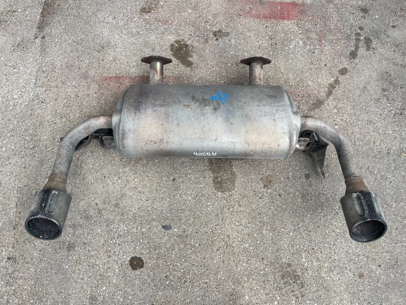14-18 INFINITI Q50 Hybrid AWD - REAR MUFFLER EXHAUST WITH TIPS ASSEMBLY OEM