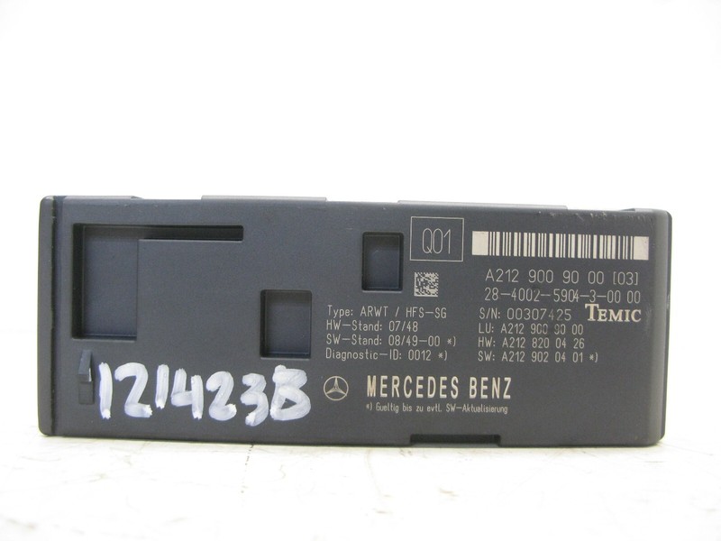 10-13 MERCEDES W212 E350 C63 AMG SEDAN WAGON TAIL GATE TRUNK MODULE OEM 121423B