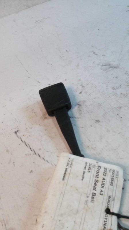 2022 AUDI A3 OEM Black Seat Belt 50000 Mi Genuine Part 8Y0857755AMNB