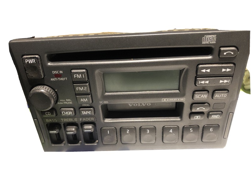 1997-2004 40 V70V70XC 90 Series Volvo Radio AM FM Cassette CD Player OEM