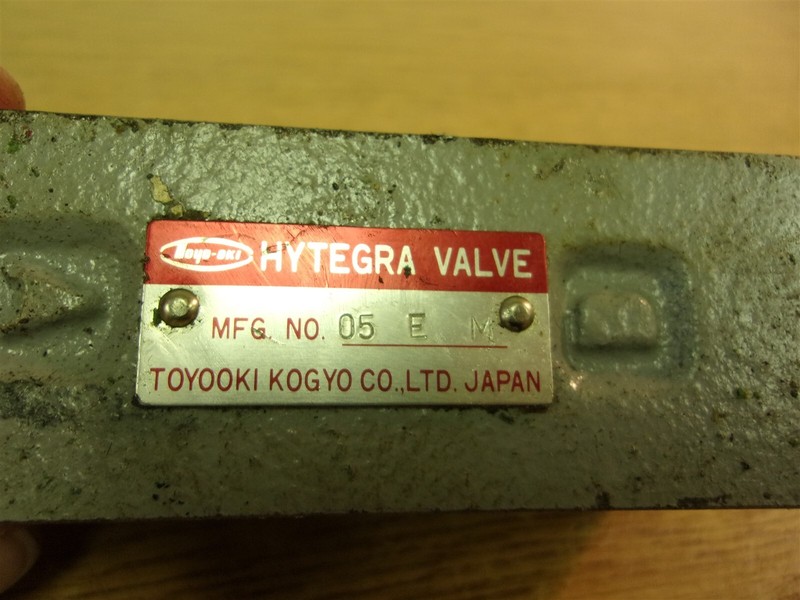 Hytegra Valve 05 EM MK3H-W-Y2-025B *FREE SHIPPING*