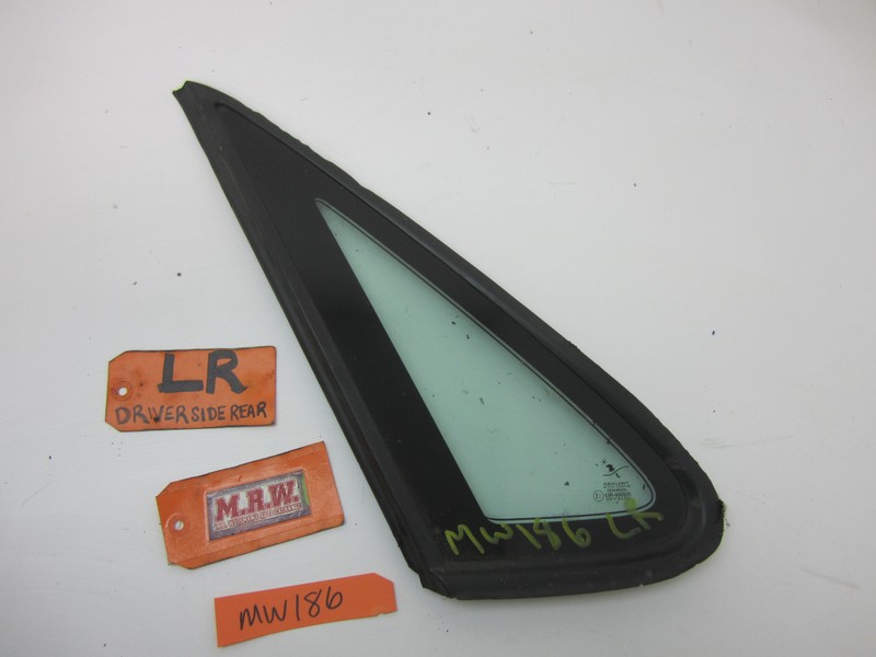 GLASS WINDOW REAR QUARTER LR LH LEFT DRIVER CAR 94-03 SAAB 9-3 900 HB HATCHBACK