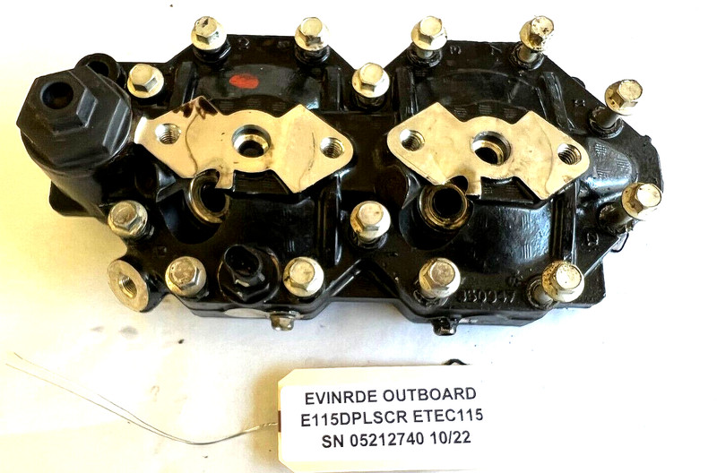 Evinrude 115hp ETEC Outboard Port Head 5006451 FRESHWATER