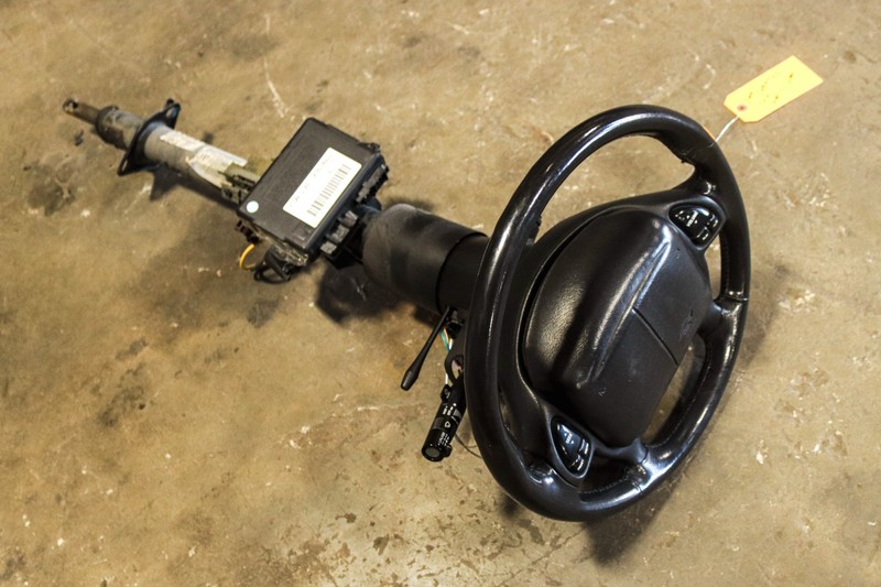 1998-2002 Chevrolet Camaro SS Steering Column w/ Wheel & BCM OEM *USED*