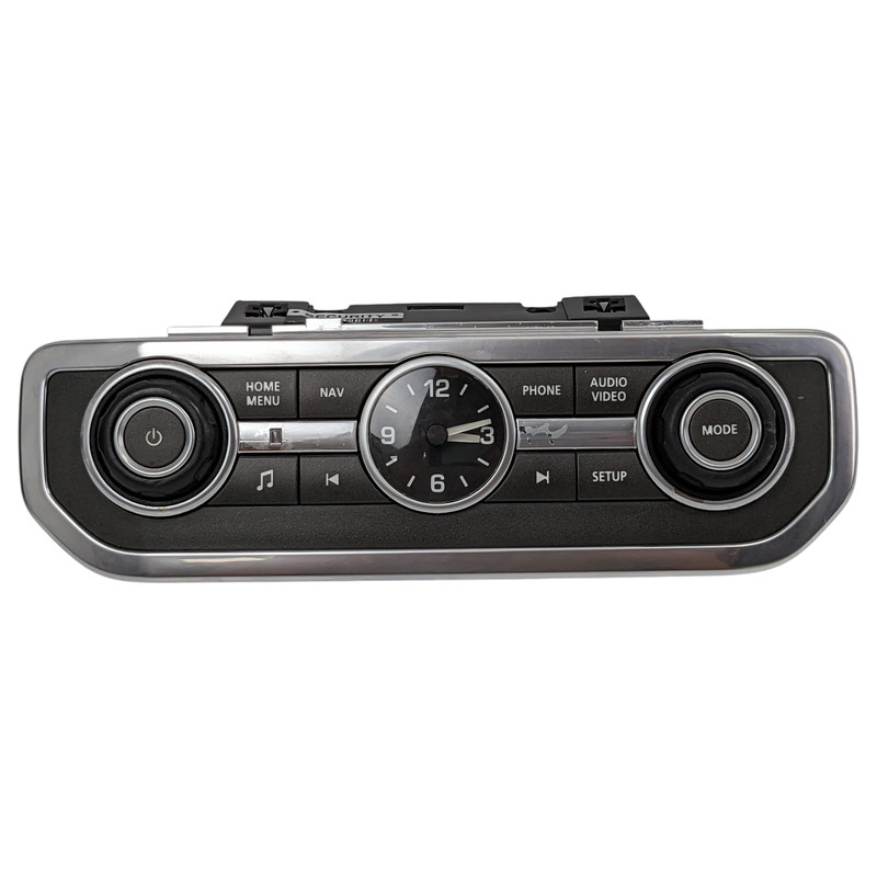 2010-2016 LAND ROVER LR4 RADIO CONTROL CENTER WITH CLOCK OEM PHONE NAV