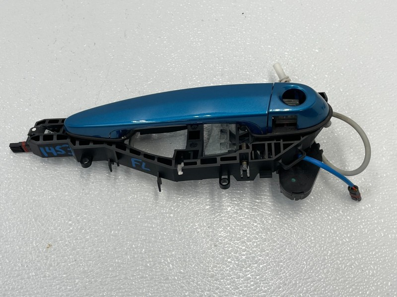 16 17 18 BMW F87 M2 Front Left Driver Exterior Door Handle Blue 1453 OEM