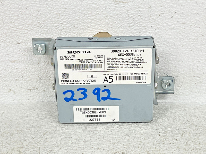⭐2016-2020 ACURA RLX SATELLITE RADIO CONTROL MODULE UNIT OEM LOT2392