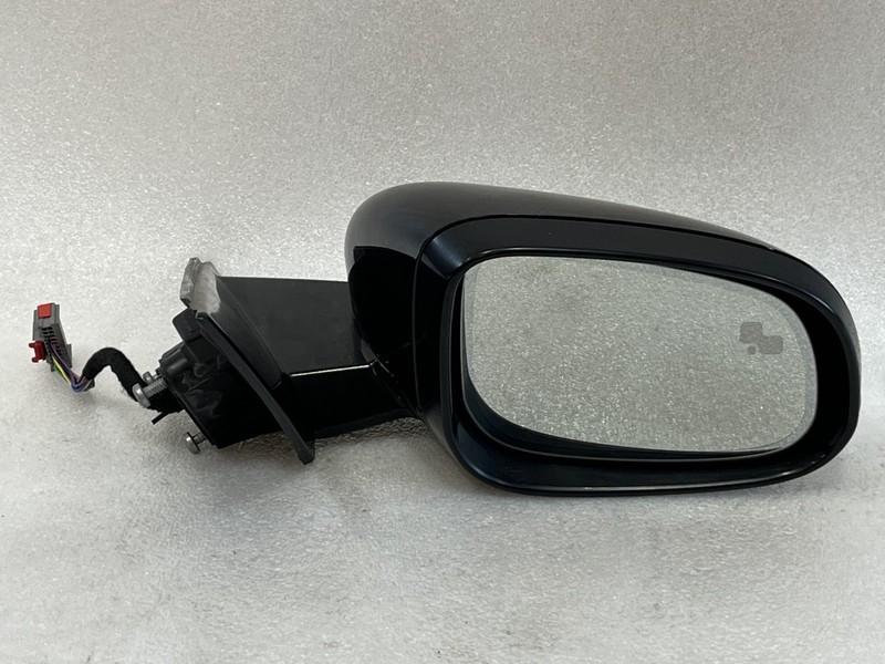 2017 JAGUAR XF XFR PASSENGER SIDE VIEW DOOR MIRROR WITH BLIND SPOT BLACK 1AG