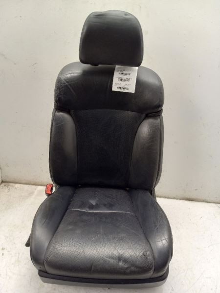 2007 LEXUS GS450H BASE 3.5L RWD AT DRIVER SIDE FRONT BLACK LA28 LEATHER SEAT