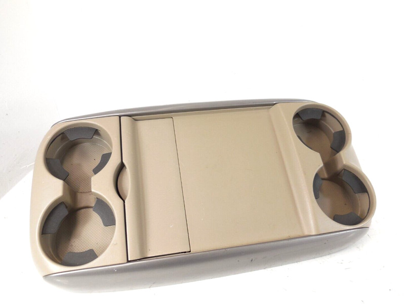 2008 08 Toyota Sienna Center Console Folding Cup Holder Tray OEM Tan