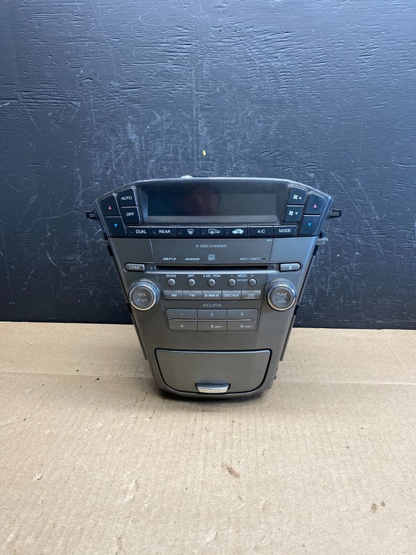2007 to 2009 Acura Mdx Radio Stereo 6 CD Player Climate Control OEM AC6283 DG