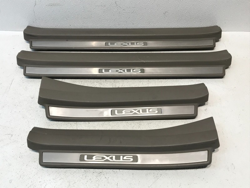2001-2006 LEXUS LS430 Left Right Front Rear DOOR SILLS SCUFF PLATE OEM SET Gray