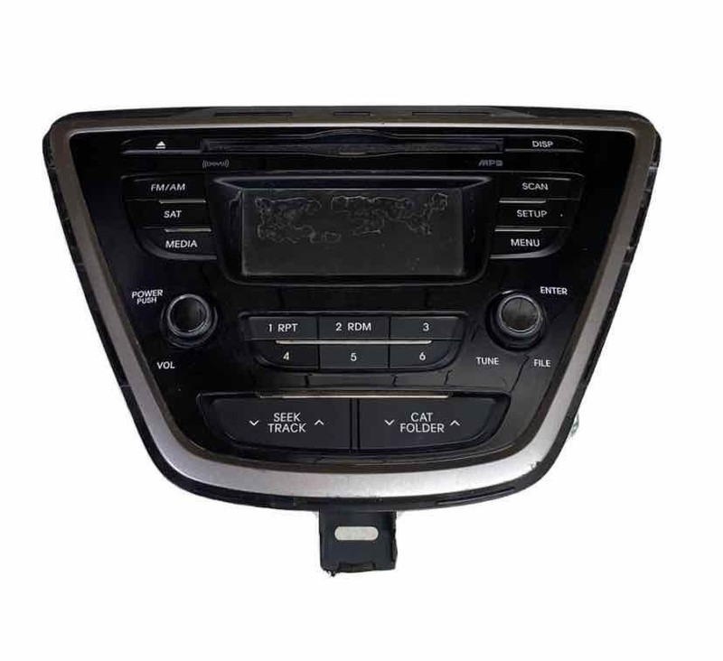 2013 HYUNDAI ELANTRA SEDAN 1.8L US RADIO RECEIVER ASSY OEM 961703X155