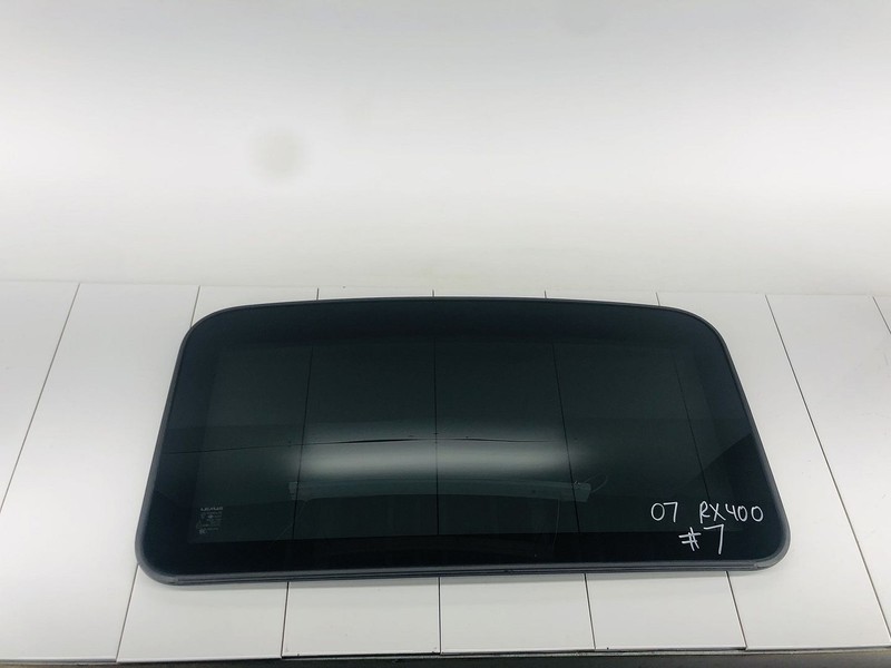 06-15 LEXUS RX400H UPPER OVERHEAD ROOF SUNROOF MOONROOF GLASS OEM #7