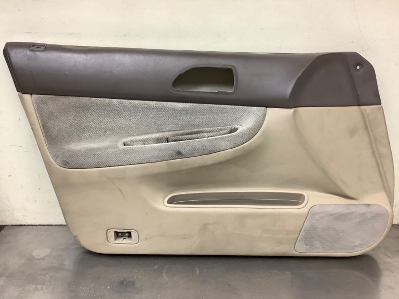 94-97 Accord 4Dr Left Driver Side Front Door Panel Lining Ivory/Brown Cloth OEM