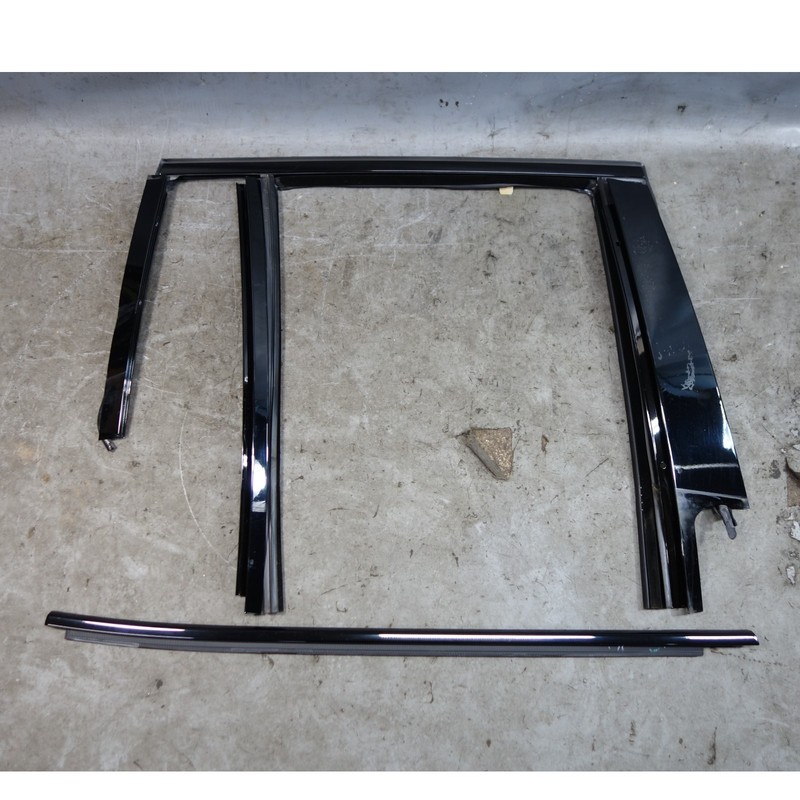 18-24 BMW G01 X3 F97 Right Rear Door Exterior Trim Shadowline Gloss Black OEM