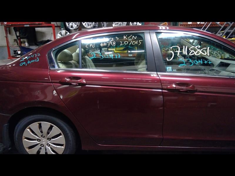 Passenger Right Rear Side Door Electric Fits 08-12 ACCORD 1246880