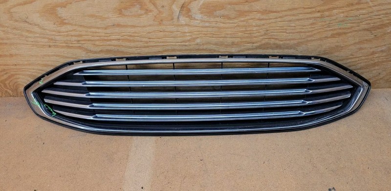 2017 2018 FORD FUSION FRONT UPPER GRILLE CHROME HS73-8200 OEM