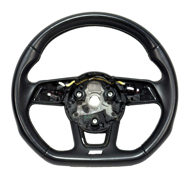 📌 2018-2024 AUDI S5 SPORTBACK STEERING WHEEL LEATHER BLACK OEM