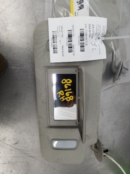 Passenger Right Sun Visor Fits 10-16 EQUINOX 190559