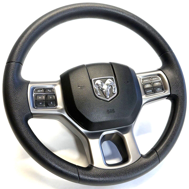 ✅ 2013-2024 RAM 1500 2500 3500 Classic OEM STEERING WHEEL BLACK 7EA251X9AA Mopar