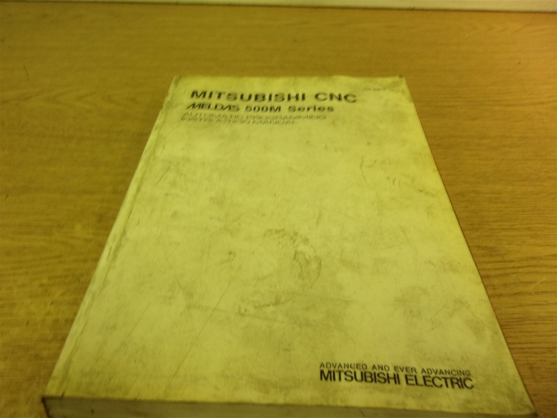 Mitsubishi CNC Meldas 55M Automatic Programming Instruction Manual BNP-B2079