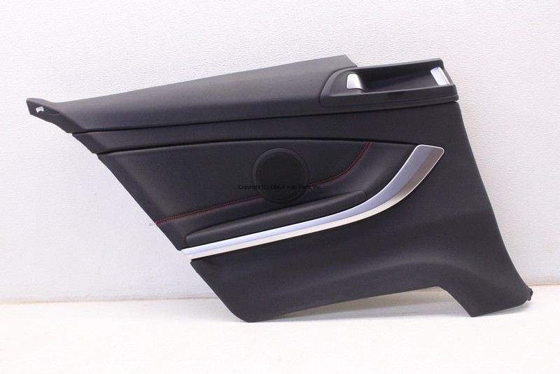 BMW 435i F32 COUPE 14 - 16 DRIVER LEFT QUARTER PANEL INTERIOR TRIM LEATHER BLACK
