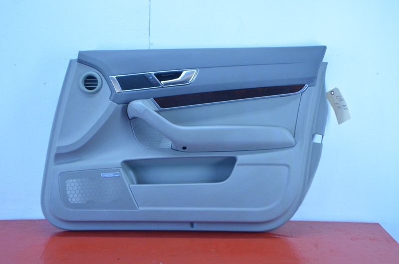 05-08 AUDI A6 FRONT RIGHT PASSENGER SIDE INTERIOR DOOR PANEL OEM