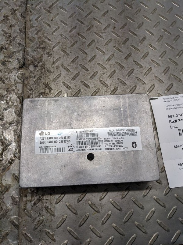 Chassis ECM Communication With Telematics Onstar Opt UE1 Fits 12 CAMARO 1165672
